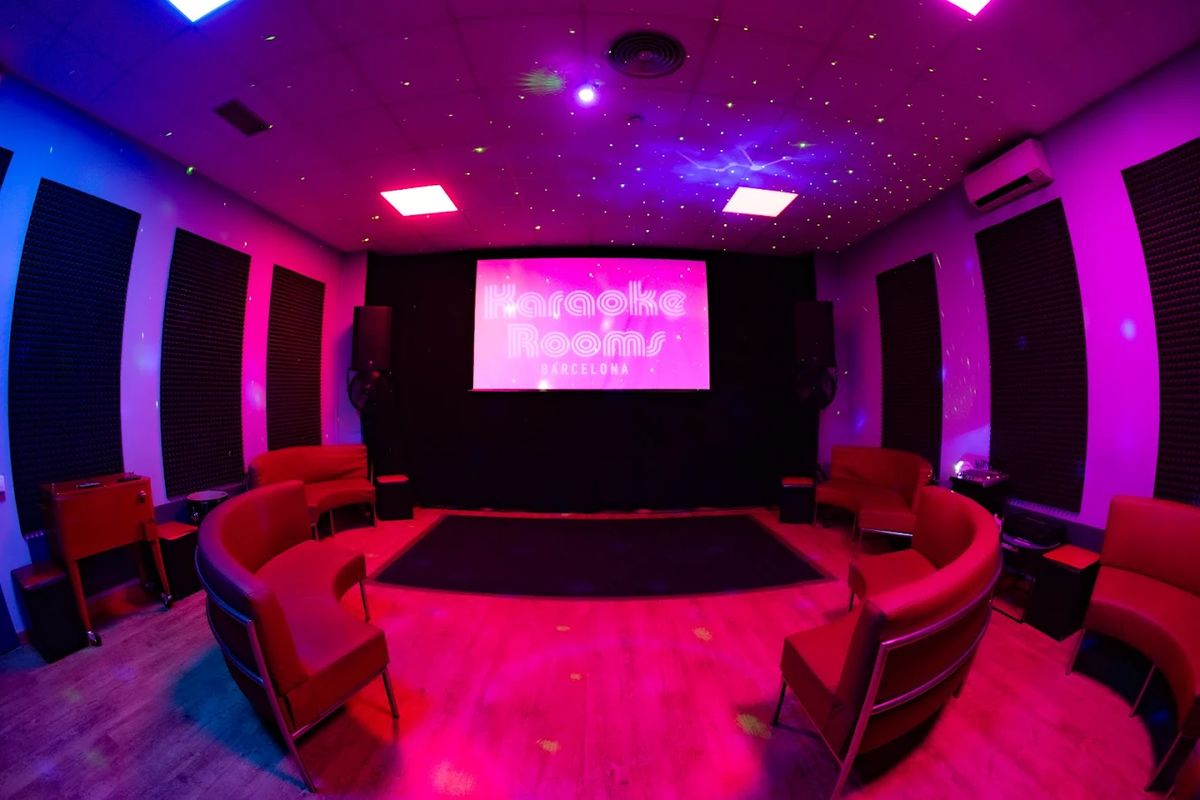 Sala estilo japonés en Karaoke Rooms Barcelona